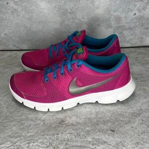 Nike Flex Experience Sneakers Womens 8 Running Shoes Fuschia Pink Blue 525754600